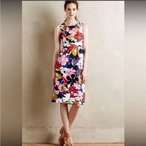 WHIT TWO | big floral print 70s style dress 2